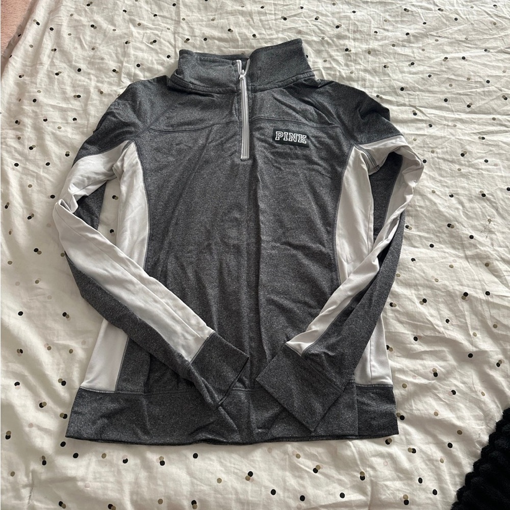 Victoria's Secret Gray and White Sweatshirt